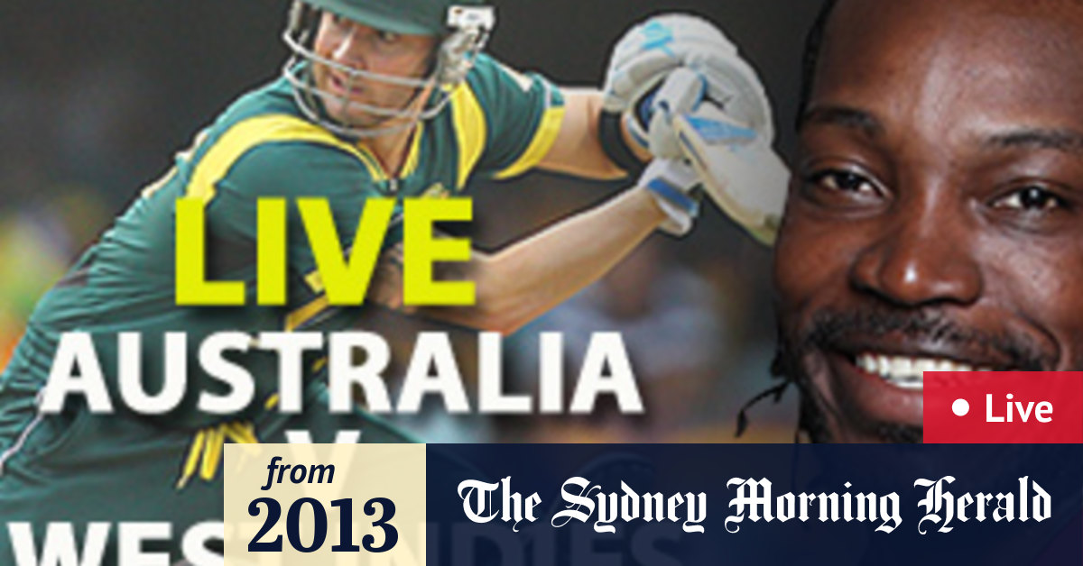 Live cricket scores and commentary Australia v West Indies
